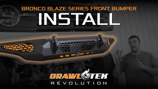 Bronco Front Bumper - Blaze Series | HOW TO INSTALL